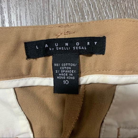 Laundry by Shelli Segal Tan Pants size 10 - Picture 4 of 4